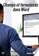 Champs et formulaires dans Word