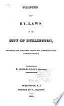 Charter and By-laws of the City of Burlington
