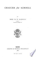 CHAUCER FOR SCHOOLS