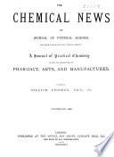 Chemical News and Journal of Physical Science