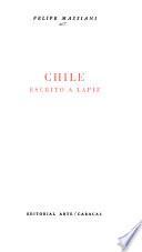 Chile, escrito a lápiz