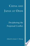 China and Japan at Odds