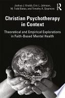 Christian Psychotherapy in Context