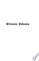 Chronica Botanica