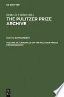 Chronicle of the Pulitzer Prizes for Biography