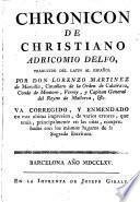 Chronicon de Christiano Adricomio Delfo