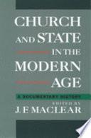 Church and State in the Modern Age