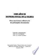 Cien años de doctrina social de la Iglesia