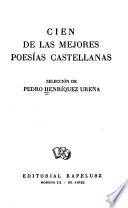 Cien de las mejores poesías castellanas