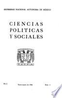 Ciencias políticas y sociales