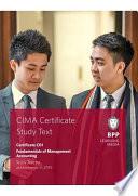 CIMA Fundamentals of Management Accounting