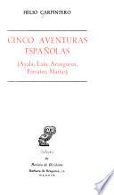 Cinco aventuras españolas