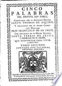 Cinco palabras del apostol San Pablo