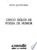 Cinco Siglos de poesía de humor