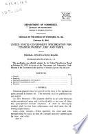 Circular of the Bureau of Standards