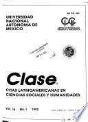 Citas latinoamericanas en ciencias sociales y humanidades