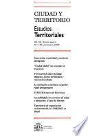 Ciudad y territorio--Estudios territoriales