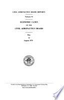Civil Aeronautics Board Reports