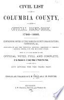 Civil List of Columbia County, and Official Hand-book, 1786-1886