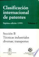 Clasificación internacional de patentes