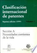 Clasificación internacional de patentes