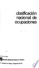 Clasificación nacional de ocupaciones