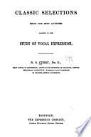 Classic Selections from the Best Authors