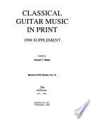 Classical Guitar Music in Print