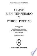 Clave bien temperado y otros poemas
