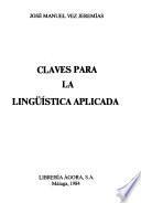 Claves para la lingüística aplicada