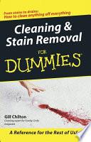 Cleaning and Stain Removal for Dummies