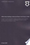 Clifford Kent Holdings Limited and Deans Food Group Limited