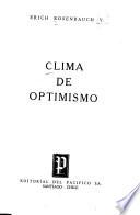 Clima de optimismo