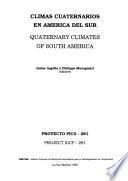 Climas cuaternarios en América del Sur