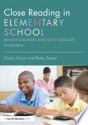 Close Reading in Elementary School