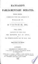 Cobbett's Parliamentary Debates