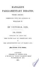 Cobbett's Parliamentary Debates