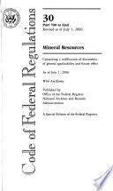 Code of Federal Regulations