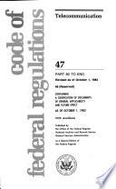 Code of Federal Regulations