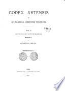 Codex astensis qui de Malabayla communiter nuncupatur: Del codice d'Asti detto de Malabayla