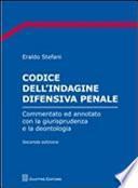 Codice dell'indagine difensiva penale