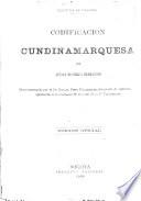 Codificacion cundinamarguesa