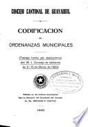 Codificación de ordenanzas municipales
