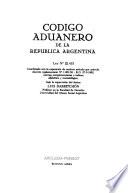 Código aduanero de la República Argentina