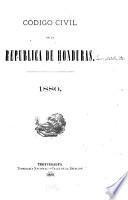 Código civil de la república de Honduras