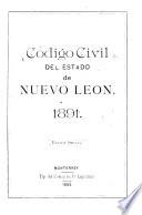 Código civil del Estado de Nuevo Leon, 1891