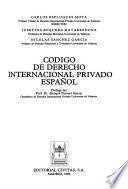 Código de derecho internacional privado español