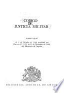 Codigo de justicia militar