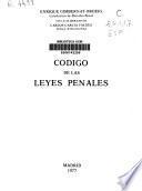 Código de las leyes penales
