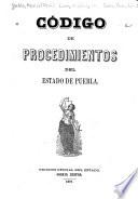 Código de procedimientos del estado de Puebla